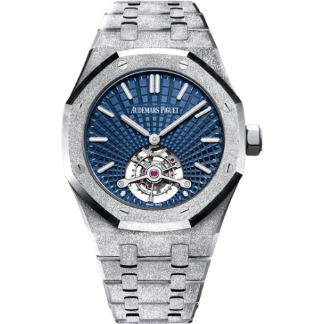 オーデマ ピゲ Royal Oak Ultra Thin Tourbillon Frosted White Gold / Blue