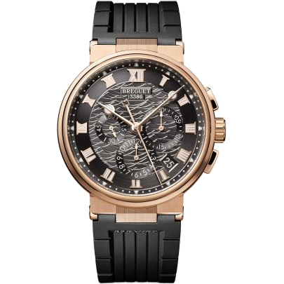 ブレゲ Marine Chronograph 5527 Rose Gold / Grey / Rubber