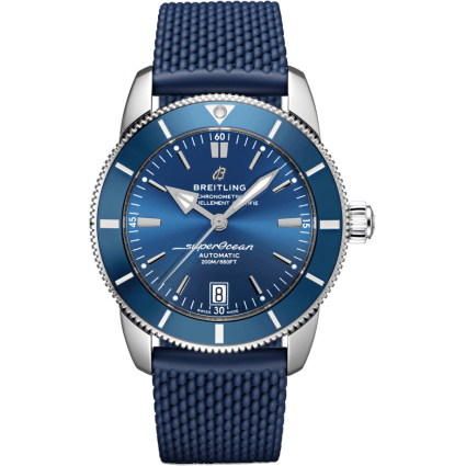 ブライトリング Superocean Heritage II 42 Stainless Steel / Blue / Blue / Rubber / Folding