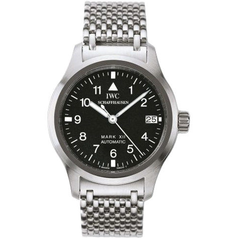 IWC Pilot's Watch Mark XII Stainless Steel / Black / Bracelet