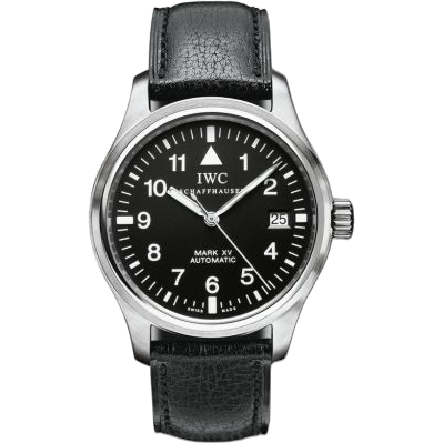 IWC Pilot's Watch Mark XV Stainless Steel / Black / Strap