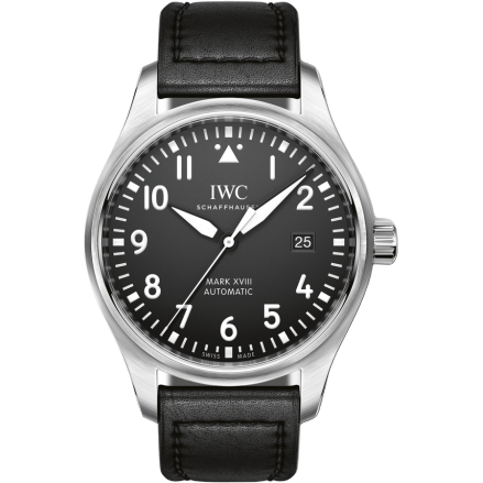 IWC Pilot's Watch Mark XVIII Stainless Steel / Black
