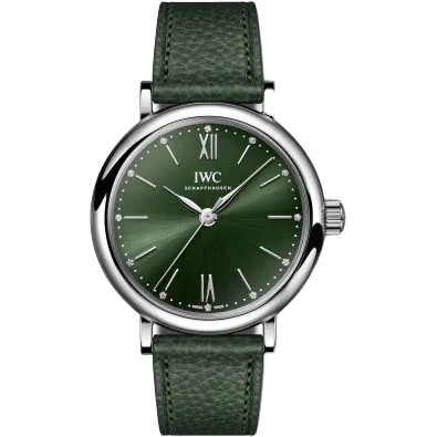 IWC Portofino 34 Stainless Steel / Green