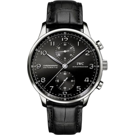 IWC Portuguese Chrono-Automatic Stainless Steel / Black