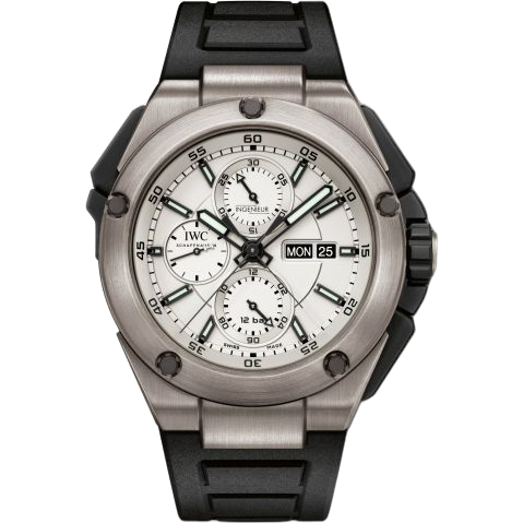 IWC Ingenieur Double Chronograph Titanium / Silver