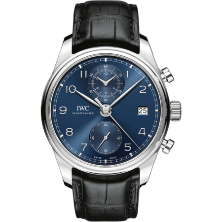 IWC Portugieser Chronograph Classic Stainless Steel / Blue