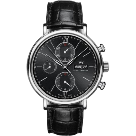 IWC Portofino Chronograph Stainless Steel / Black