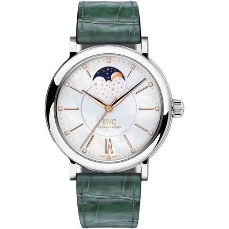 IWC Portofino Automatic Moon Phase 37 Stainless Steel / MOP
