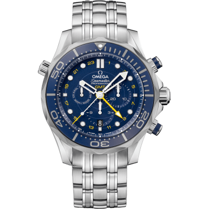 オメガ シーマスター ダイバー 300M コーアクシャル GMT クロノグラフ 44MM 212.30.44.52.03.001
