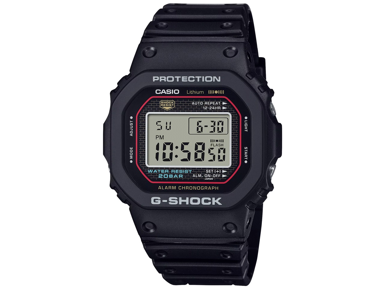 カシオ G-SHOCK 初代G-SHOCK 復刻モデル DW-5000R-1AJF