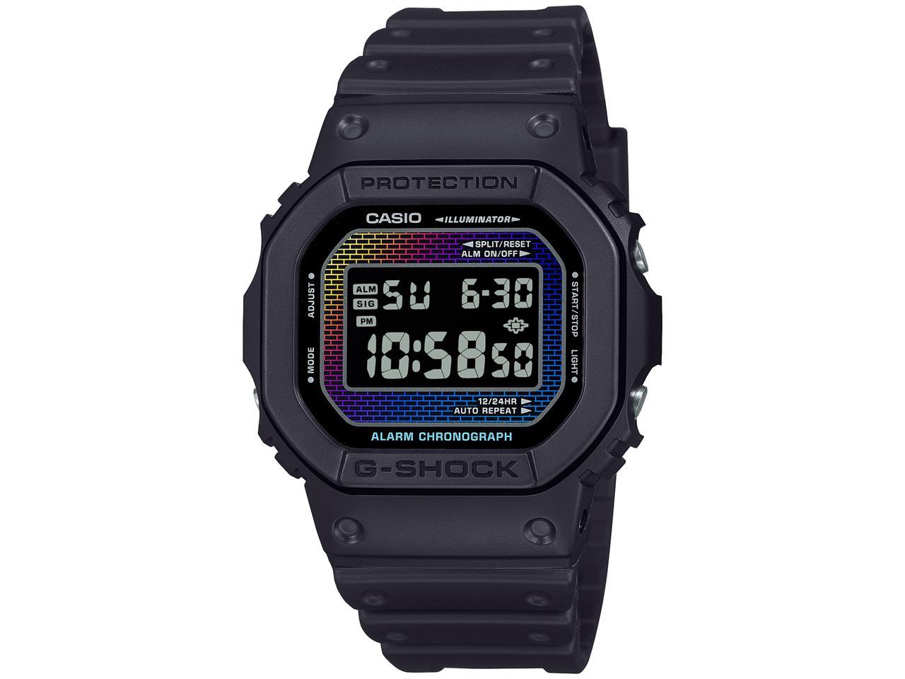 カシオ G-SHOCK Rainbow Brick Wall series DW-5600RW-1JF