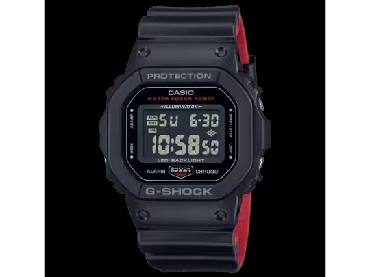 カシオ G-SHOCK ブラック&レッドシリーズ DW-5600UHR-1JF