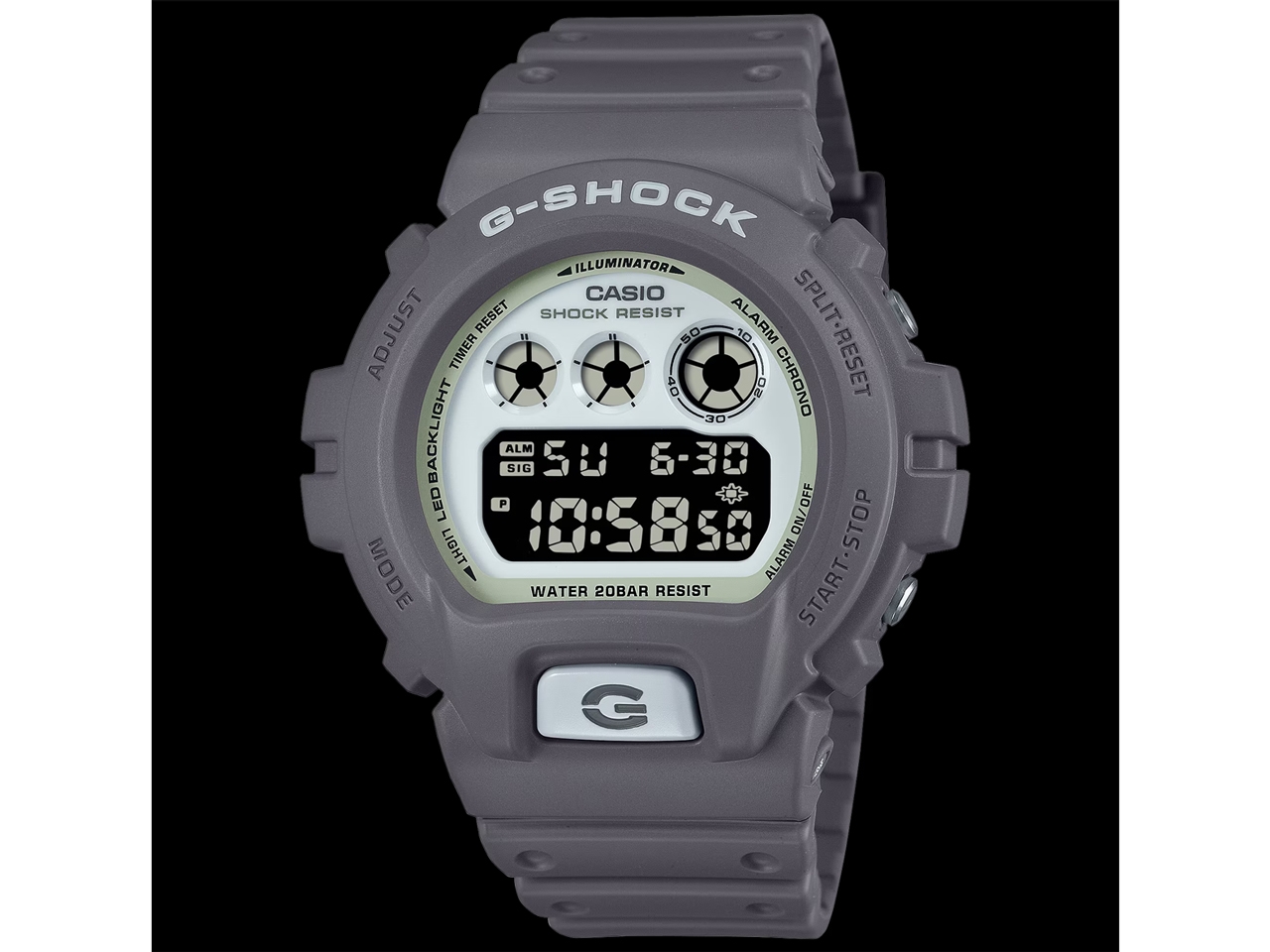 カシオ G-SHOCK HIDDEN GLOWシリーズ DW-6900HD-8JF