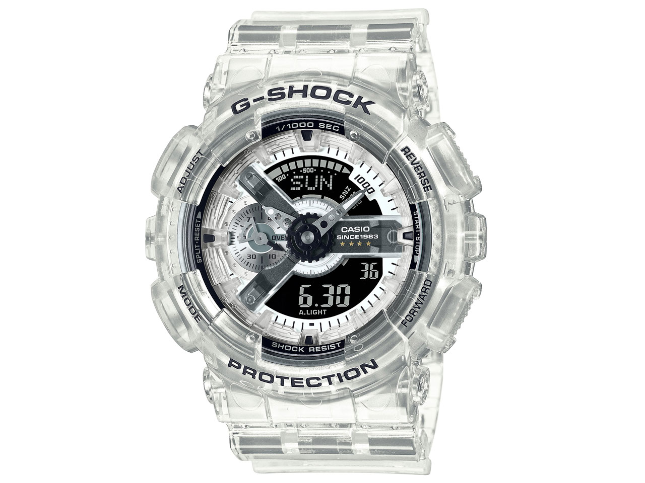 カシオ G-SHOCK 40th Anniversary CLEAR REMIXシリーズ 限定モデル GA-114RX-7AJR