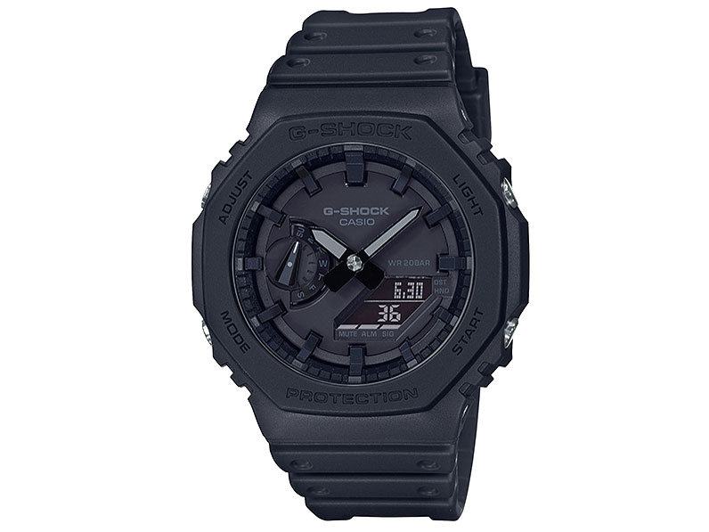 カシオ G-SHOCK デジタル・アナログコンビネーションモデル GA-2100-1A1JF