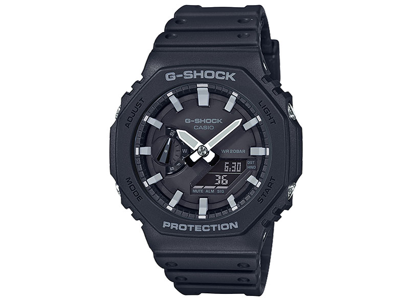 カシオ G-SHOCK デジタル・アナログコンビネーションモデル GA-2100-1AJF