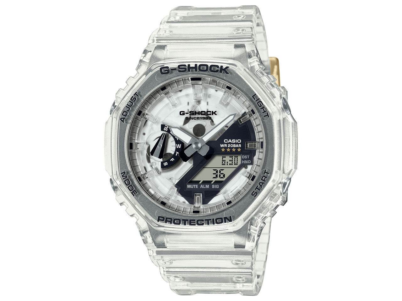 カシオ G-SHOCK 40th Anniversary CLEAR REMIXシリーズ 限定モデル GA-2140RX-7AJR