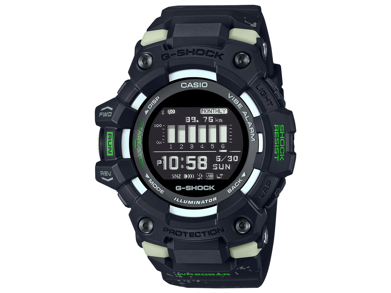 カシオ G-SHOCK ジー・スクワッド GBD-100LM-1JF