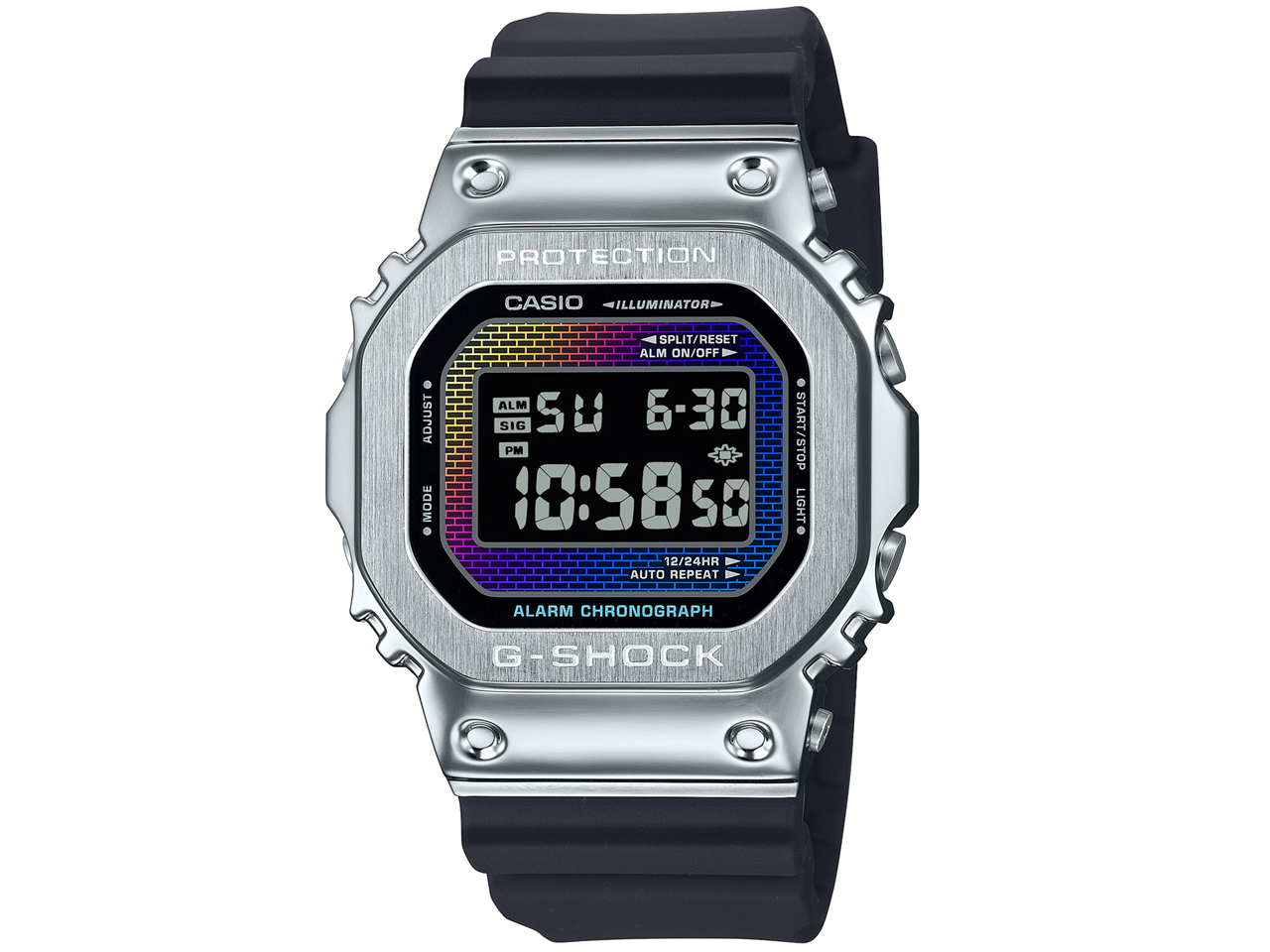 カシオ G-SHOCK Rainbow Brick Wall series GM-5600RW-1JF