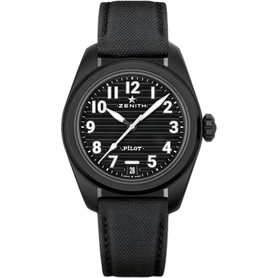 ゼニス PILOT Automatic Black Ceramic / Black